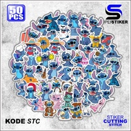 50 pcs Lilo and Stitch Cartoon Vinyl Stickers Laptop Suitcase Tumbler Refrigerator Waterproof Decora