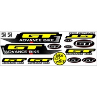 STRIPING VARIATION BIKE SET GT ADVANCE BIKE STICKER