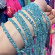 Wholesale diy Spacer Natural Loose Beads Phosphorite apatite Ocean Blue Necklace Jewelry Bracelet Ac