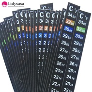 Ladysasa Dual Scale Aquarium Fish Tank Temperature Thermometer Sticker Adhesive Sticky Temperature G
