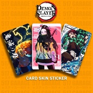 [2 SIDES] DEMON SLAYER - , 2 sides ATM skin | Decorative ATM Card Sticker, Apartment Card - Waterpro