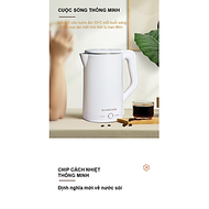 Bình đun nước siêu tốc hàng chính hãng Chigo, cách nhiệt thông minh, tay cầm chống nóng, kiểu dáng thời trang, dung tích 1700ml- Hàng nhập khẩu