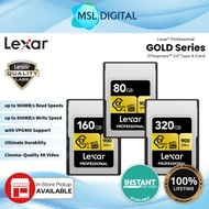 Lexar 128GB /256GB / 512GB Professional CFexpress Type B Card GOLD Series