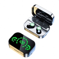 1PC YD03 Mirror Display Wireless Earphones With Super Large Battery Capacity. The Charging Case Has 