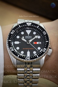 ⚫️已停產SEIKO SKX系列/ 經典入門潛水錶✅- SKX007🔥
二手中古 SEIKO 精工 SKX Series Diver’s 200M Automatic SKX007
-單向旋轉錶圈
-