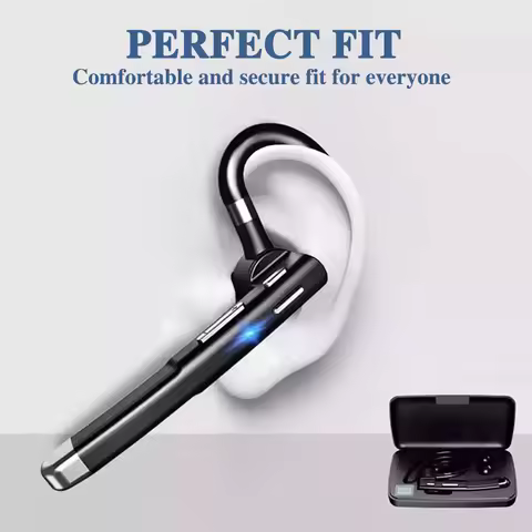 Wireless Headset Business Earbuds Bluetooth 5.3 Earphones Hands-free Call Noise Reduction Headphones