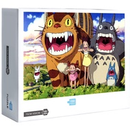 Ready Stock Miyazaki Hayao Cartoon Totoro Spirited Away Movie Jigsaw Puzzles 1000 Pcs Jigsaw Puzzle Adult Puzzle Creative Gift