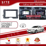 Android Player Casing 9" Toyota Mark X 2009-2020