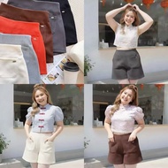 现货秒发🇹🇭BIG SIZE TALENT THAILAND HIGH WAIST SKIRT PANTS(FREE SIZE XL-3XL)大码西装裤