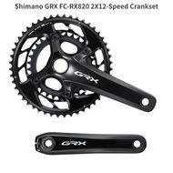 shimano GRX FC RX820 2X12 Speed  Crankset RX820  Crank  Road Bike Crankset 170/172.5/175mm  48-31T  