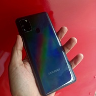 samsung a21s bekas 6/128 kondisi mulus pemakaian