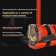 (GPBS) Clip-on Microphone for Musical Instruments Versatile Mic for Erhu Pickup Amplifier