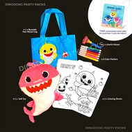 Baby Shark Theme - Birthday Party Pack / Goodie Bag / Set/ Door 儿童伴手礼品