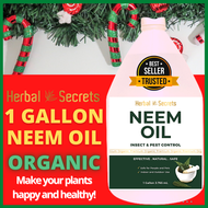 🌻 1 GALLON 4 LITERS 4000ML , NEEM OIL ORGANIC PESTICIDE FOR PLANTS, Neem Oil, Termite Killer Pest Co