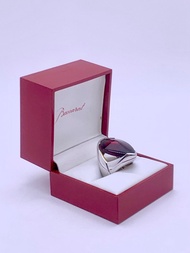 Baccarat 魔幻寓言紅色幻彩水晶中號介指51 , 53 號 2607715 , 2607031 PSYDELIC RING MEDIUM T51  ，53 SILVER RUBY CRYSTAL