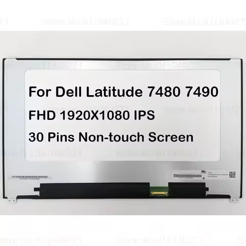 14.0 Matrix New For Dell Latitude 7480 7490 LCD Screen FHD 1920x1080 IPS LED Display Panel 30Pins N1