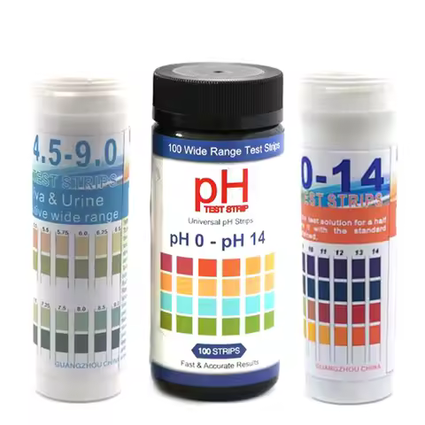100/150 Strips 0-14 PH Test Strips Indicator Paper Tester 4.5-9.0 PH Test Strips for Saliva Urine Li