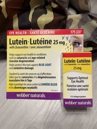Webber Naturals Lutein with Zeaxanthin 25mg