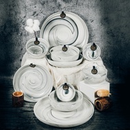 Table Matters - Marble 10PCS Dining Set
