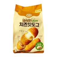 WOOYANG Imported Korean Crispy Corndog -Mozzarella Cheese With Fish Sausage 400G - Frozen