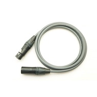 MOGAMI 2534 XLR microphone cable NEUTRIK gold-plated (1m, ash)