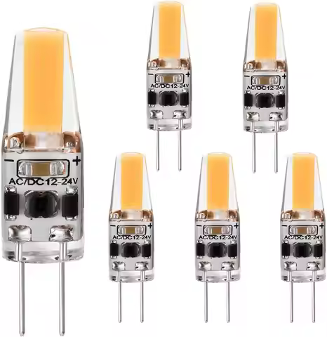 6pcs Dimmable G4 Led Bulb COB 2W 3W Lamp 12v 24v Replace 20w 40w Incandescent Halogen Bulb Landscape