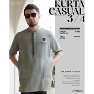 SAMASE Kurta Casual 3 Sleeve/4 - R092 Twill Saten