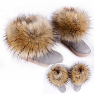 New Autumn Winter Fashion Boots Shoe Covers Faux Fur Women's Socks Cover Foot Cover Fur Leg Protecti
