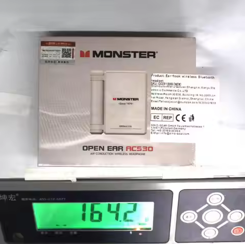 Bluetooth Earbuds for Monster AC530 Sweatproof Sport Ear Hooks with Noise Isolation, Comfortable Wir