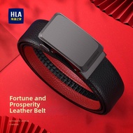 HLA | Red Genuine Leather Belt