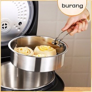 【Buran】1/2/3 Silver 304 Stainless Steel Electric Rice Cooker Steamer High Adaptability Hygienic And Healthy Rice Cooker Steamer Rack