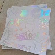 HOLOGRAM STICKER SET SIZE 20CM X 20CM OL 001