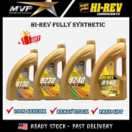 Hirev Fully Synthetic Car Engine Oil 5w30 5w40 10w30 10w40 Made In Malaysia Suitable For All Cars ** Ready Stock **
