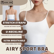 HANAONE Tank Top Woman Sport Wear Woman Sport Bra Remaja Sport Bra Anti Gegar Sports Bra Sport Woman