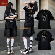 New Summer Sports T-Shirts Number 7 Streetwear Oversized Style, 7 Jersey T-Shirts New 2024