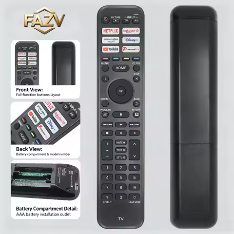 FAZV Voice Remote for Panasonic N2QBYA000057 TX-42/65LZ980B 55JX940B 42LZ800B Android 4K OLED TV N2Q