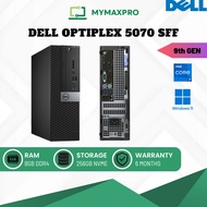 PC i7 Dell Optiplex 5070 SFF Intel Core i7 (9th Gen) / 8GB RAM / 256GB NVME / Win 11 Pro (Refurbishe