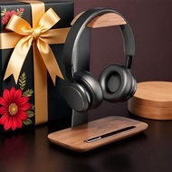 Solid Wood Headphone Stand E-sports Creative Headphone Stand Desktop Storage Home Office Internet Ca