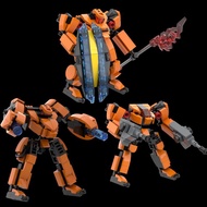 Building block toy mecha MOC mini team robot building block assembly model hand figure boy gift puzz