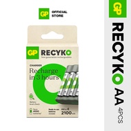 GP Recyko B441 USB Charger with 4 AA Rechargeable Batteries 2100 mAh (New ReCyko 21)