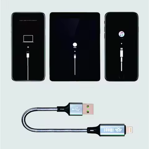 Restore-Easy DFU Cable For iPhone iPad Automatic Recovery Series Number Mode Data Line Without Compl
