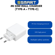 Mi 33W Wall Charger (Type-A + Type-C)