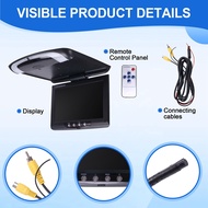 C0[ Store] ExclusiveCar Roof Monitor Lcd Flip Screen Top Multimedia Video Ceiling Roof Mounted Displ
