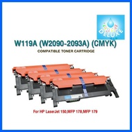 HP 119A 4-Color Ink Cartridge Set BK/C/M/Y Great Value Model Color Laser 150A /150nw/MFP 178nw /MFP1