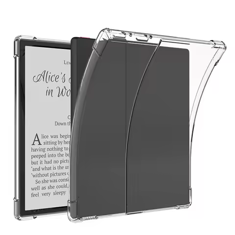 For Funda iReader Ocean 4 Turbo Case Clear 7" eBook TPU Back Cover with 4 Shockproof Airbags