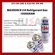 GAS R134A MAXRON R134A GAS FOR CAR 1000GRAM /  CHARGING VALVE
