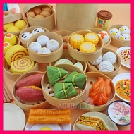 88 pcs Breakfast BBQ Pretend Play Kids Children Toys★Dim Sum Fast Food Cake Ice Cream Waffle Sandwich Kitchen Cooking