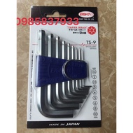 Short hexagonal set TS-9 Eight Japanese ball head