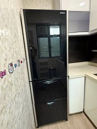 Hitachi 3門鏡面雪櫃 左門鉸(8成新) R-SG38KPH (可議)