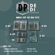 VIP MICA CONTENTS 100 PCS | 7C - 3GS | SUITABLE FOR FOOD SUPPLIES PARTY/S